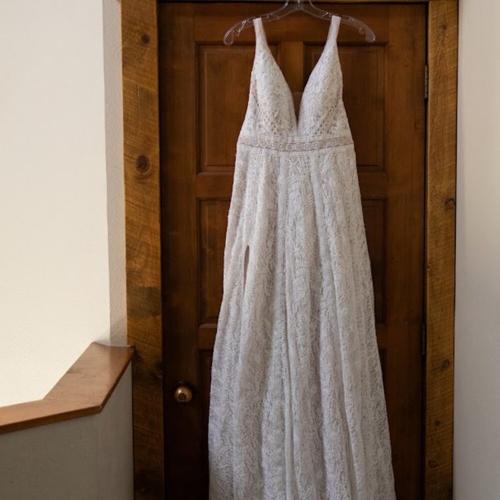 Lillian West lace wedding dress #66239